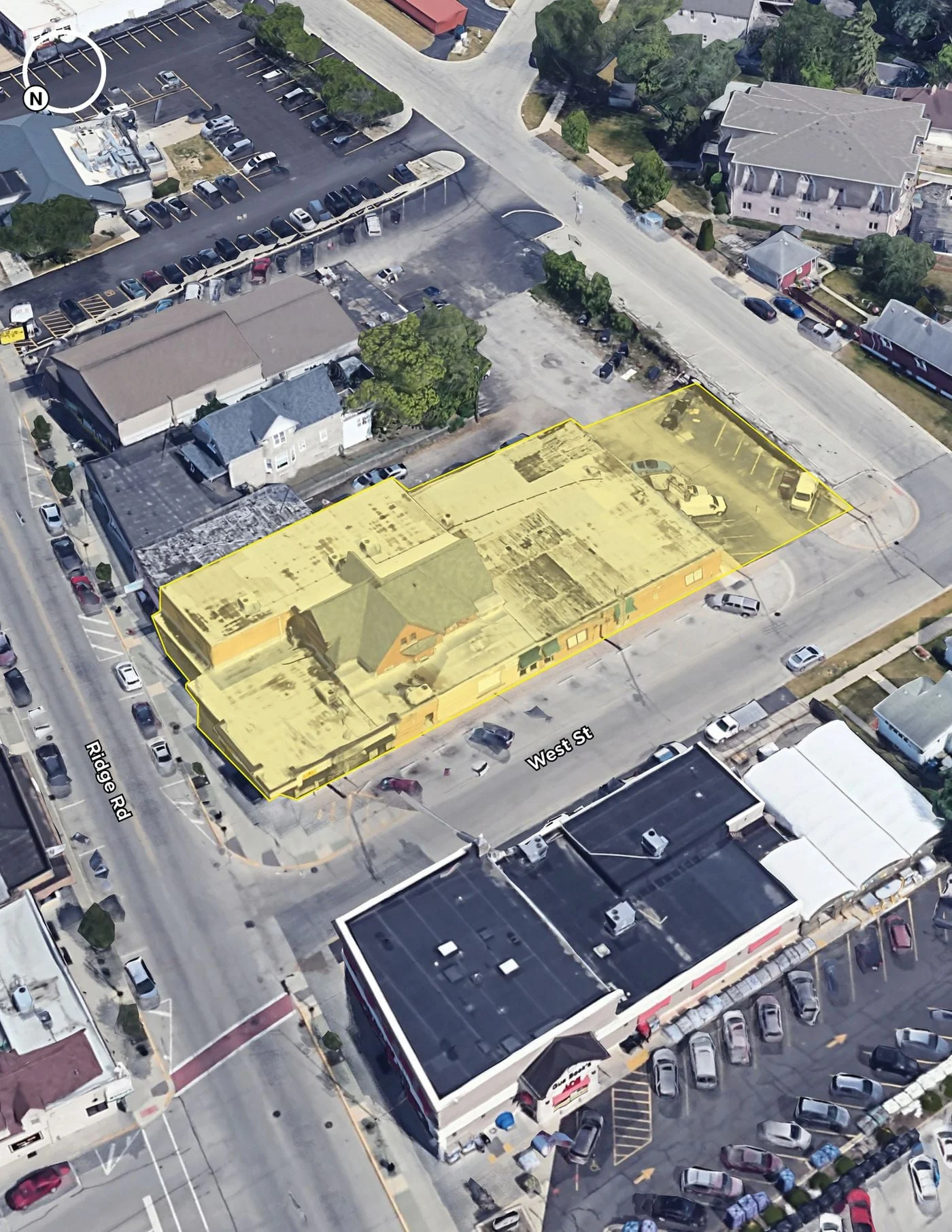 Photo 2 of 3513-3517 Ridge Road and 18241-18259 West Street, Lansing, IL 60438