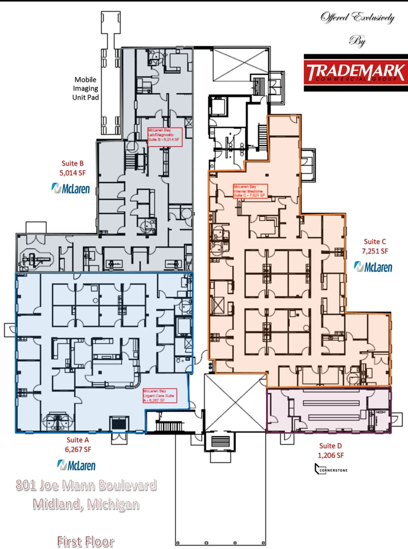 Photo 1 of 801 Joe Mann Blvd, Suite A, Midland, MI 48642