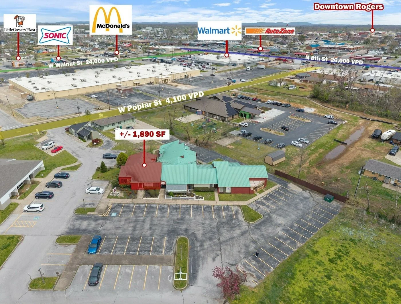 Photo 1 of 1102 West Poplar Place, Rogers, AR 72756