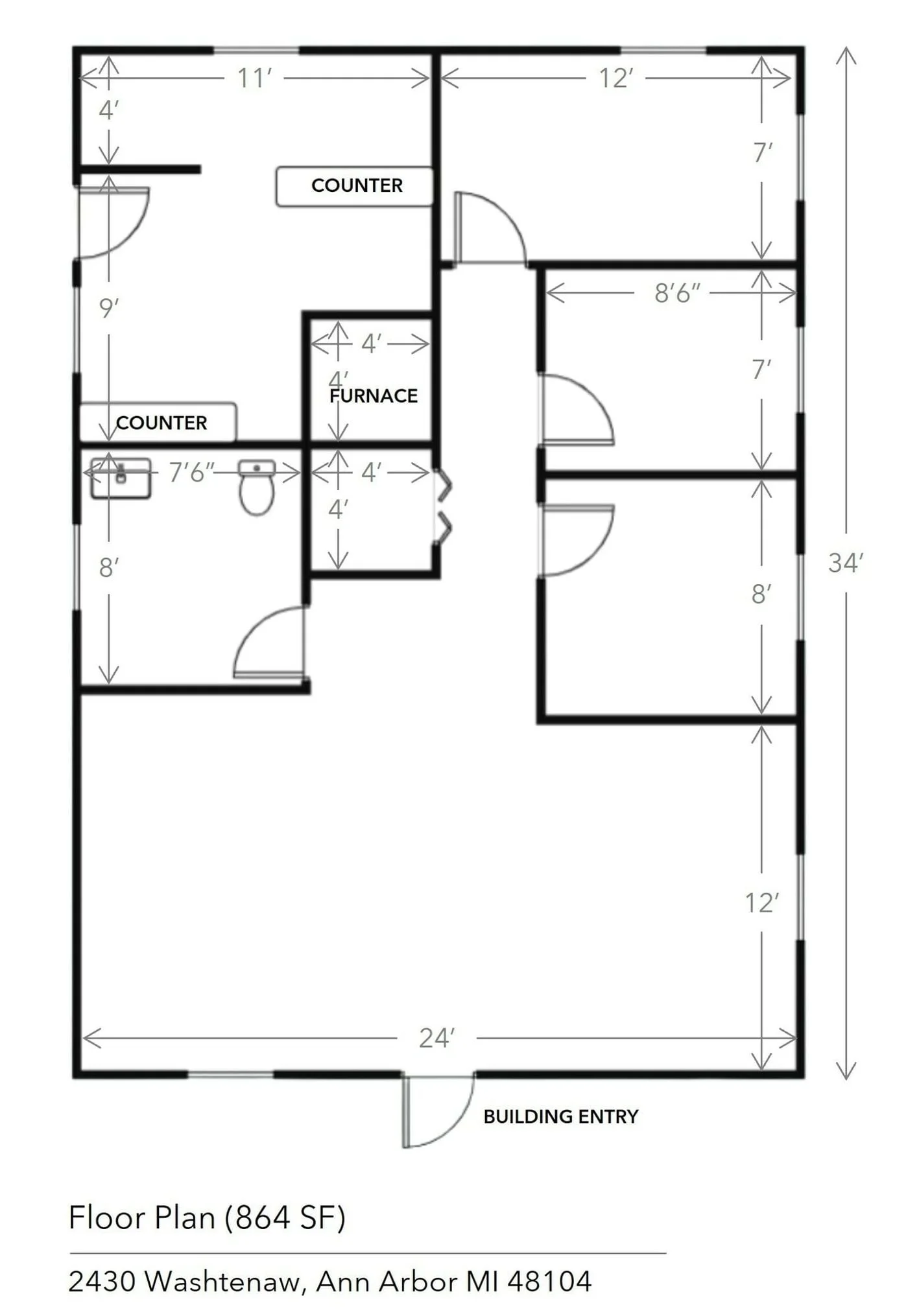 Photo 2 of 2430 Washtenaw Avenue, Ann Arbor, MI 48104