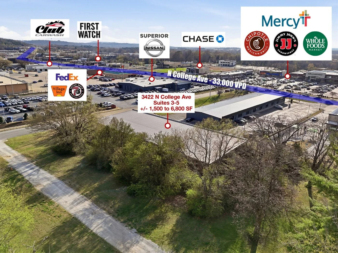Photo 3 of 3416 & 3422 N College Ave, Fayetteville, AR 72703