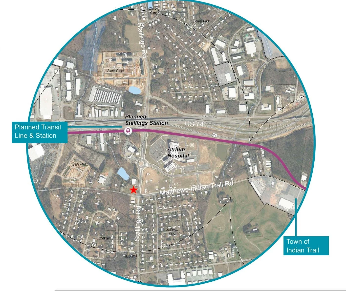 Photo 3 of 3275 Matthews-Indian Trail Road, Matthews, NC 28104