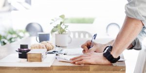 Signing a commercial lease agreement